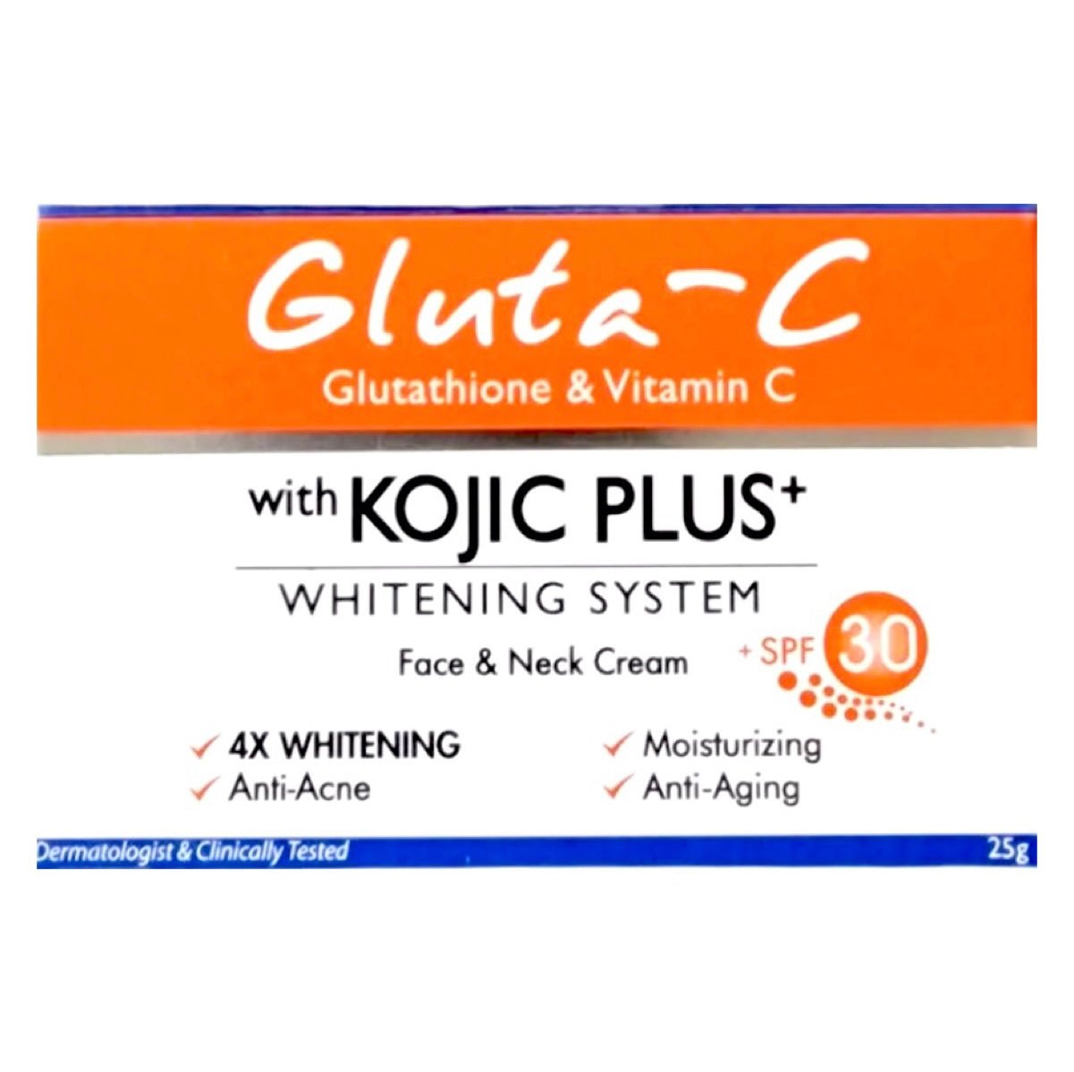 Gluta - C with Kojic Plus Lightening Face & Neck Cream 25g - Asian Online Superstore UK