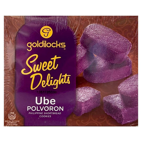 Goldilocks Polvoron Sweet Delight Ube (24x25g) 600g - Asian Online Superstore UK