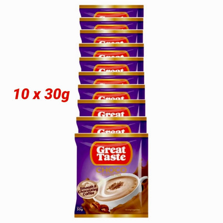 Great Taste Coffee Choco (10x30g) 300g - Asian Online Superstore UK