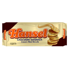 Rebisco Hansel Chocolate Sandwhich (10x31g) 310g | Asian Grocery UK
