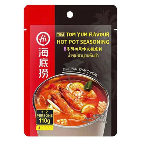 HDL HaiDiLao Hot Pot Base Thai Tom Yum Flavour 110g - Asian Online Superstore UK