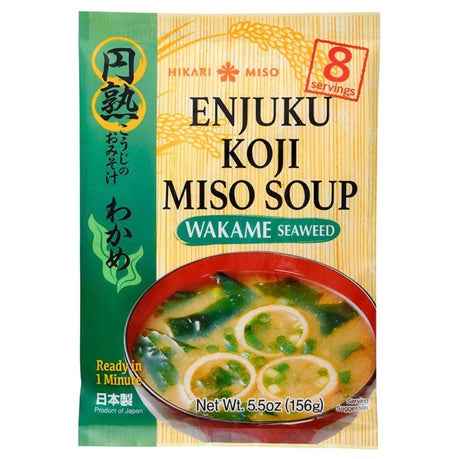 Hikari Enjuku Koji Miso Soup Wakame Seaweed (Enjuku Wakame - 8pc) 156g - Asian Online Superstore UK