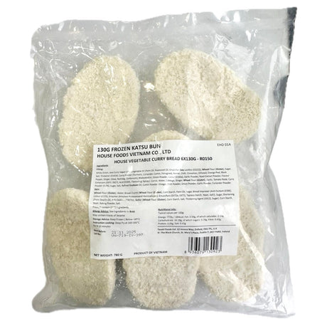 House Vegetable Curry Bread 6x130g - Asian Online Superstore UK