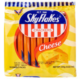M.Y. San Sky Flakes Crackers Cheese Flavour (10 Single Packs 25g) 250g