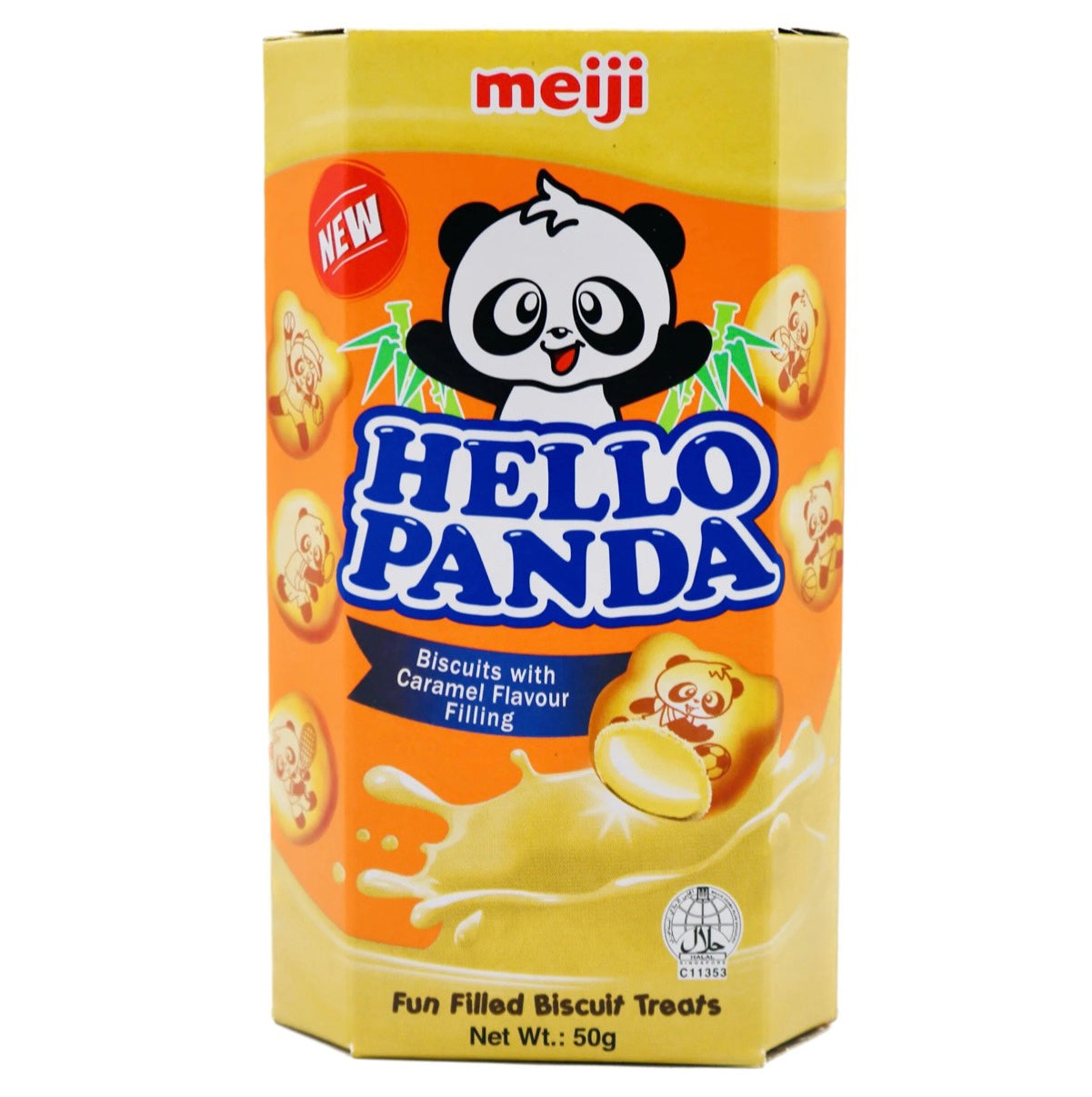 Meiji Hello Panda Caramel Biscuit 50g