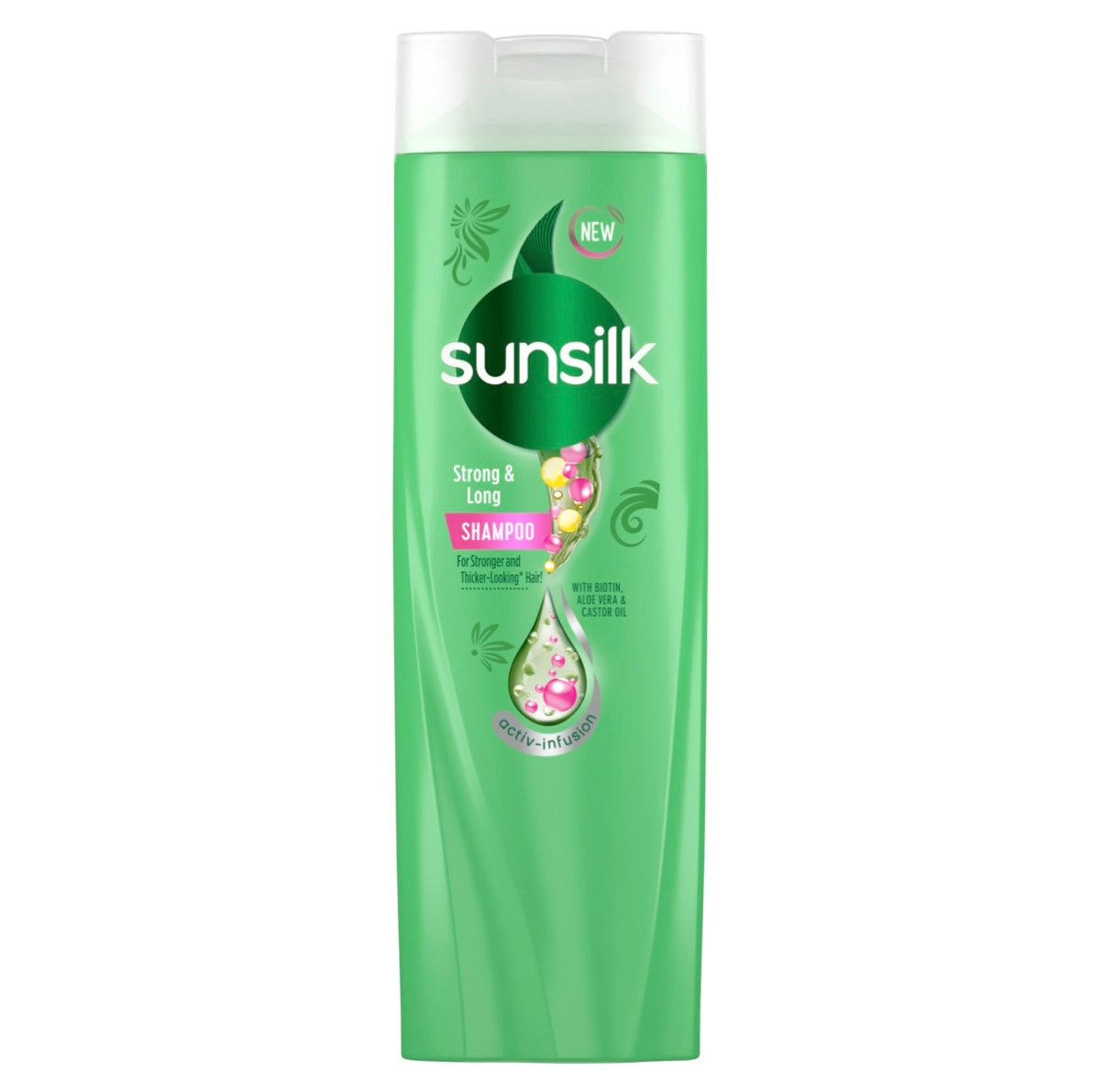 Sunsilk Strong & Long Shampoo (Green) 180ml