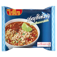 WAI WAI Instant Noodles Minced Pork Tom Yum Flavour 60g