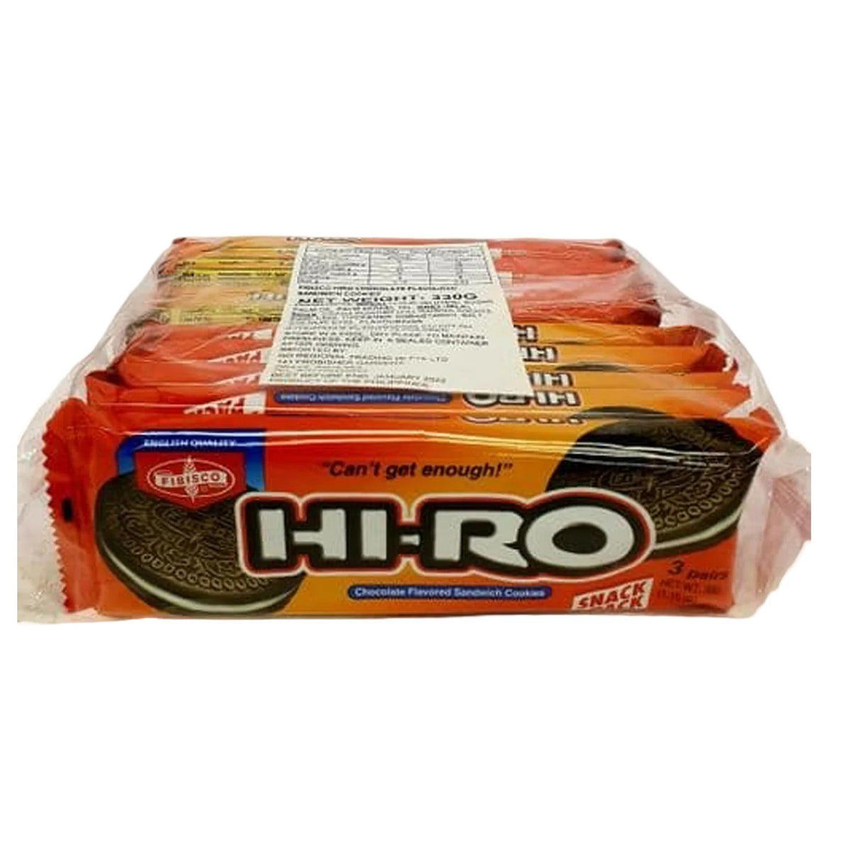 Fibisco Hi-Ro Chocolate Sandwich Cookies 10x33g