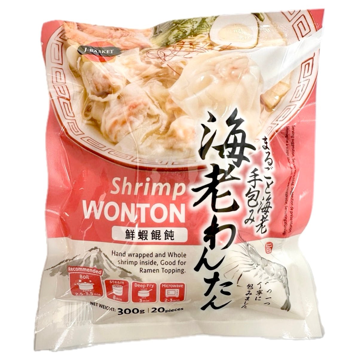 J - Basket Shrimp Wanton 300g - Asian Online Superstore UK