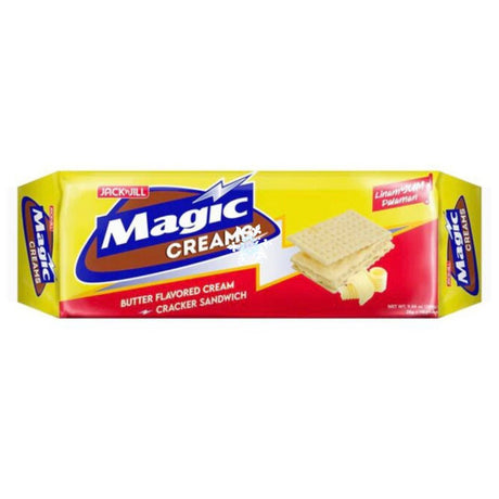 Jack ‘n Jill Magic Creams Butter Flavoured Cream Cracker Sandwich (10x28g) 280g - Asian Online Superstore UK