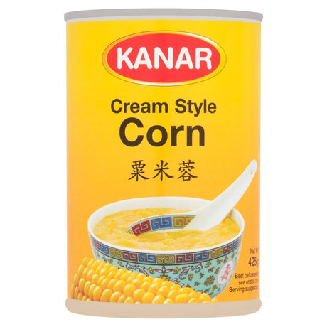Kanar Cream Style Sweetcorn 425g - Asian Online Superstore UK