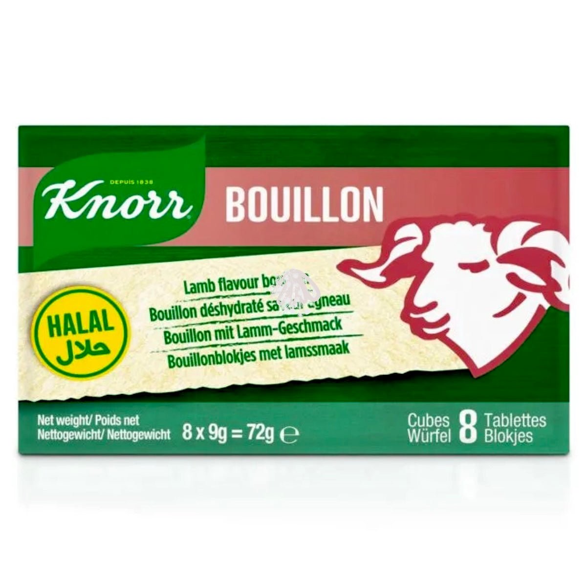 Knorr Bouillon Lamb Flavour (Halal) 72g - Asian Online Superstore UK
