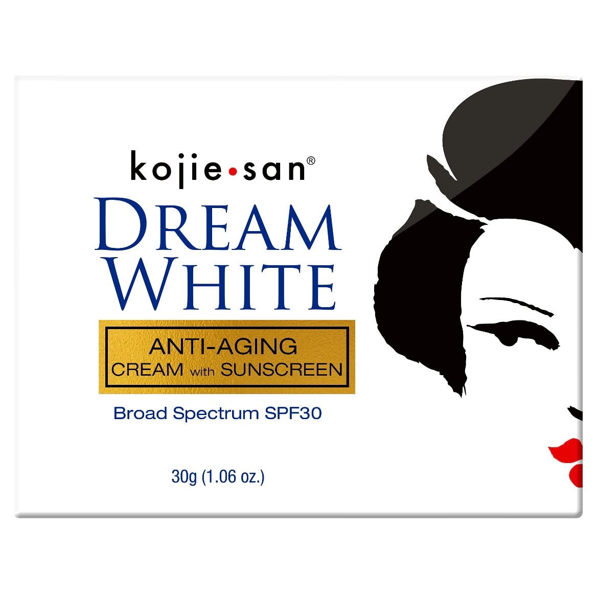 Kojie San Dream White Anti - Aging Cream With Sunscreen 30g - Asian Online Superstore UK