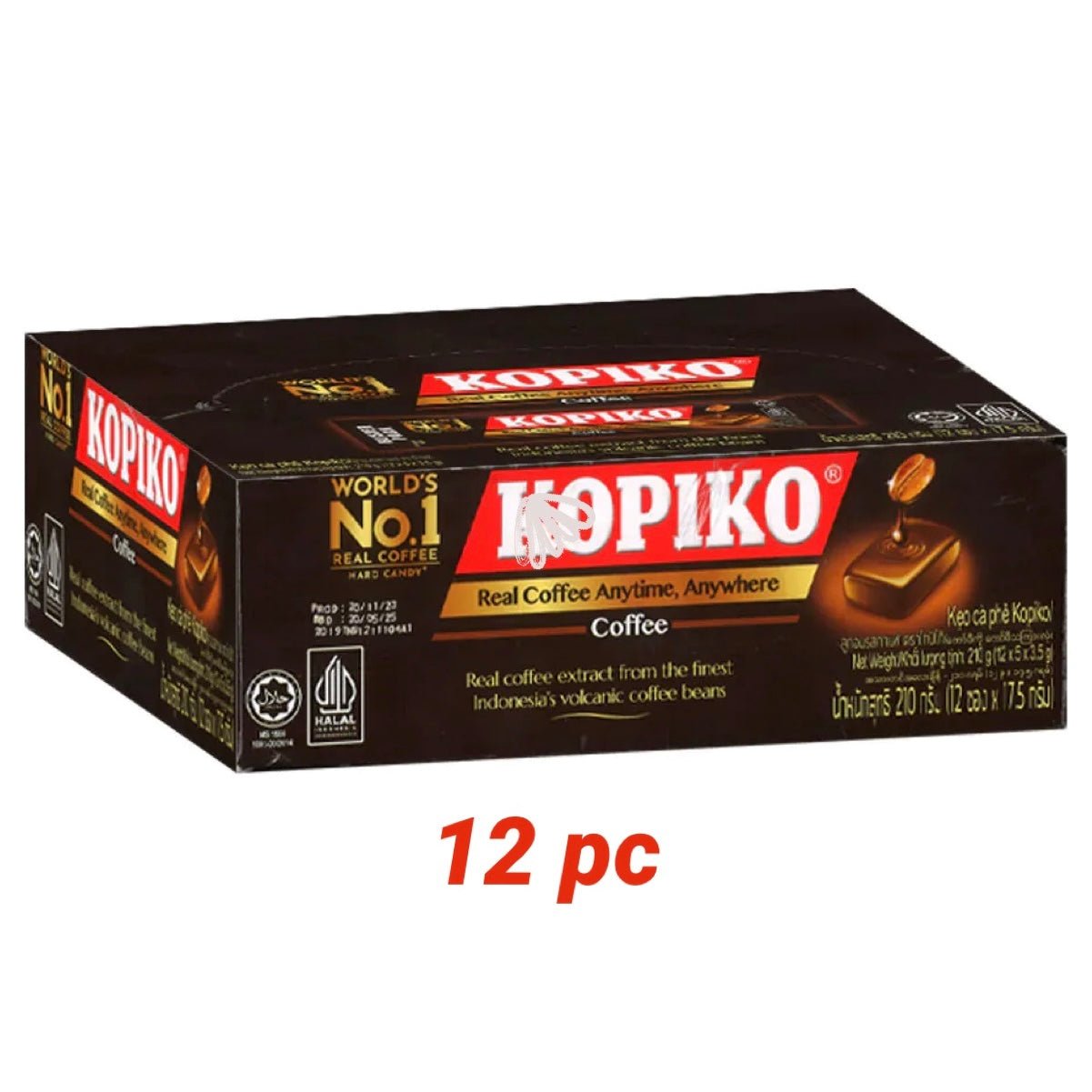 Kopiko Coffee Candy Blister Pack (12pc) 210g - Asian Online Superstore UK
