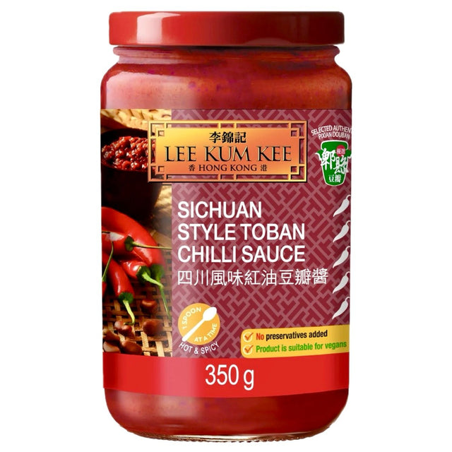 Lee Kum Kee Sichuan Style Toban Chilli Sauce 350g - Asian Online Superstore UK
