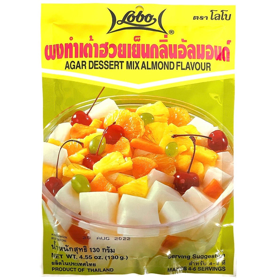 Lobo Agar Dessert Mix Almond Flavour 130g - Asian Online Superstore UK