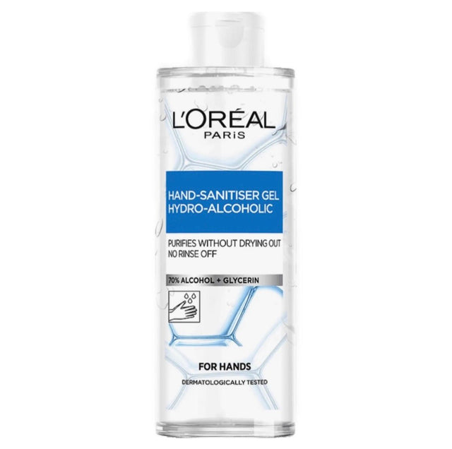 L’Oréal Hand Sanitiser Gel (Hydro - Alcoholic) 400ml - Asian Online Superstore UK