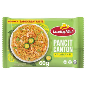 Lucky Me Pancit Canton Kalamansi Flavor (Instant Fried Noodle) 60g | Asian Grocery UK