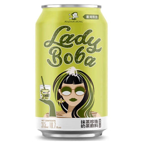 Madam Hong Lady Boba Matcha Latte Bubble Tea 315ml | Asian Grocery UK