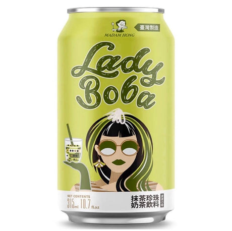 Madam Hong Lady Boba Matcha Latte Bubble Tea 315ml - Asian Online Superstore UK