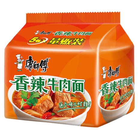 MAK Master Kong Instant Noodle Spicy Beef Flavour Multi (5x104g) 520g - Asian Online Superstore UK