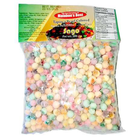 Malabon Best Tapioca Pearl Coloured 250g - Asian Online Superstore UK