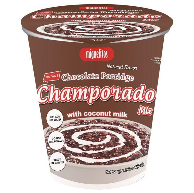 Miguelitos Instant Chocolate Champorado Cup 80g - Asian Online Superstore UK
