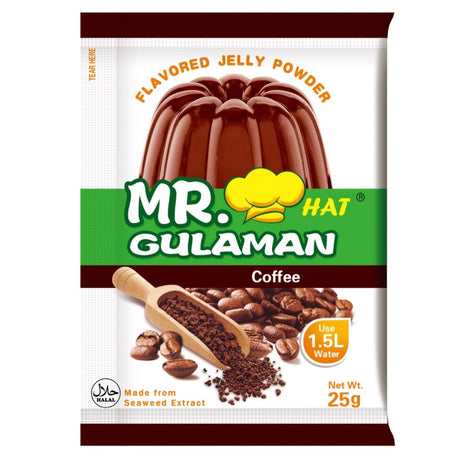 Mr. Hat Gulaman Unflavored Jelly Powder - Coffee (1pc) 25g - Asian Online Superstore UK
