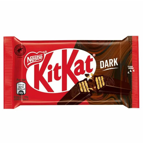 Nestle Kit kat 4 Finger Dark Chocolate Bar (W) 45g - Asian Online Superstore UK