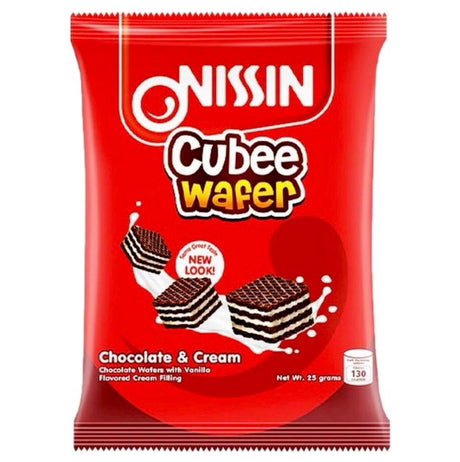 Nissin Cubee Wafer Choco & Cream 25g - Asian Online Superstore UK