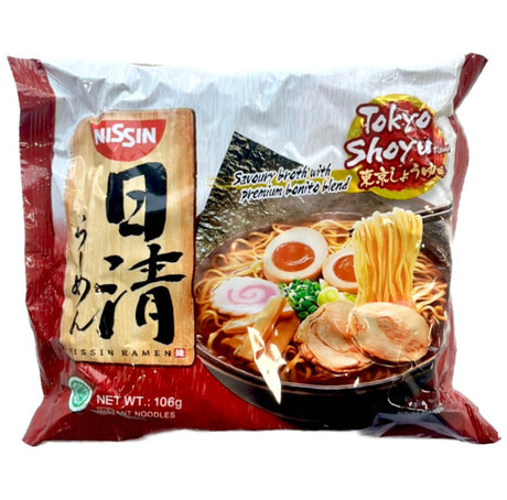 Nissin Japanese Ramen Tokyo Shoyu Flavour 106g - Asian Online Superstore UK