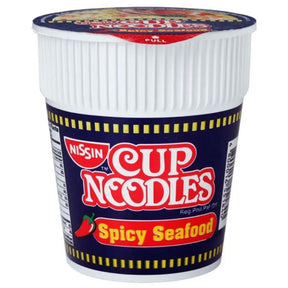 Nissin Spicy Seafood Cup Noodle (CAR) 60g | Asian Grocery UK