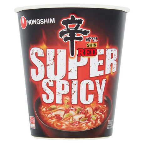 Nongshim Shin Cup Red Super Spicy 68g - Asian Online Superstore UK