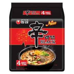 Nongshim Shin Ramyun Black Instant Noodle 4x130g | Asian Grocery UK