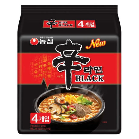 Nongshim Shin Ramyun Black Instant Noodle 4x130g - Asian Online Superstore UK