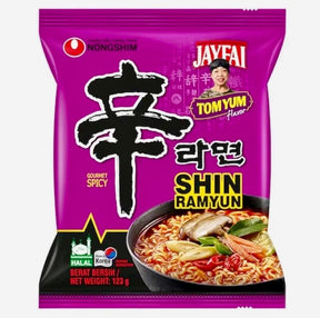 Nongshim Shin Ramyun Tom Yum Instant Noodle 123g | Asian Grocery UK