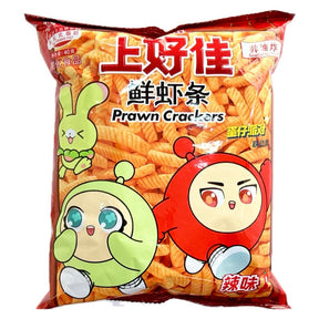 Oishi Prawn Crackers Spicy 40g | Asian Grocery UK