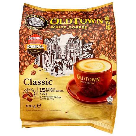 Old Town White Coffee 3in1 Classic (38gx15) 570g - Asian Online Superstore UK