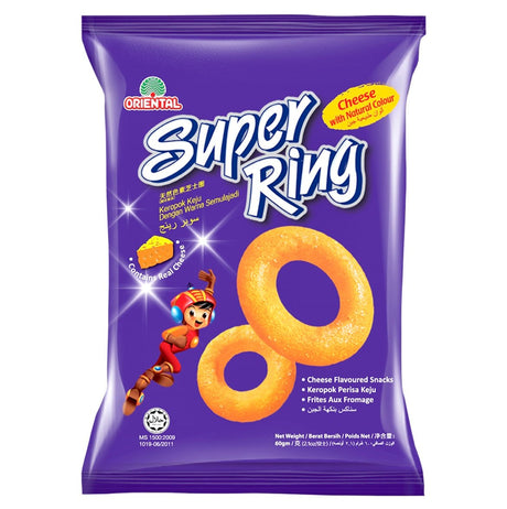 Oriental Super Ring Cheese Flavour 60g - Asian Online Superstore UK