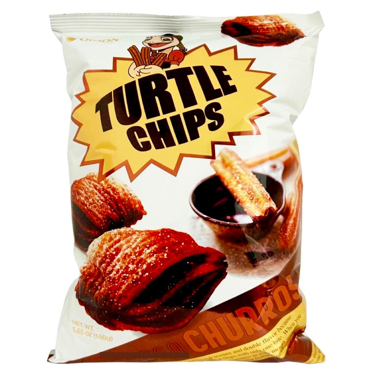 Orion Turtle Kkobock Chips Choco Churros 80g - Asian Online Superstore UK