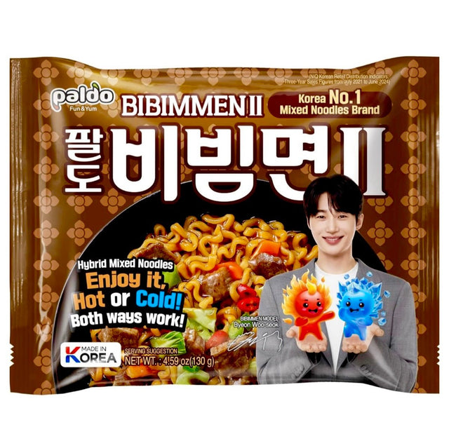 Paldo Bibim Men Instant Noodles (Spicy Cold Noodles) 130g - Asian Online Superstore UK