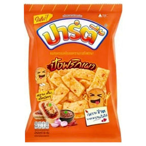 Party Wheat & Sweet Potato Snack Coated Caramel Chili Paste Bread Flavour 48g | Asian Grocery UK