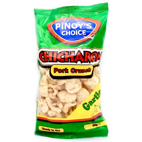Pinoy's Choice Chicharon Garlic (Pork Crunch) 80g - Asian Online Superstore UK