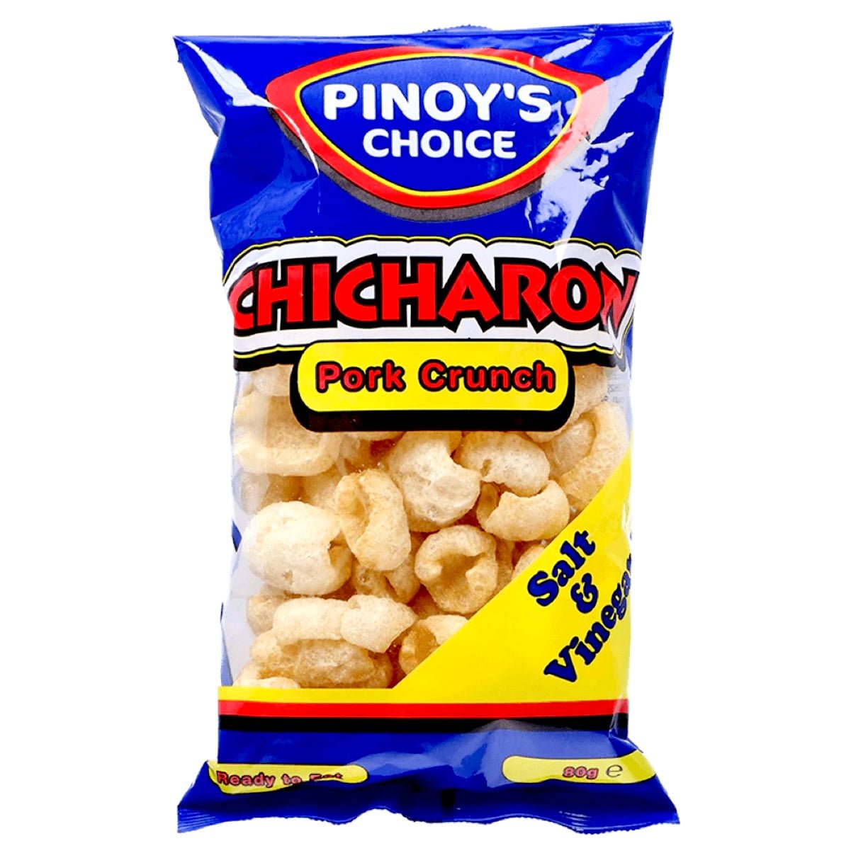 Pinoy's Choice Chicharon Salt & Vinegar (Pork Crunch) 80g - Asian Online Superstore UK
