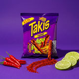 Takis Fuego Chilli and Lime Flavour Fried Maize Snack 55g