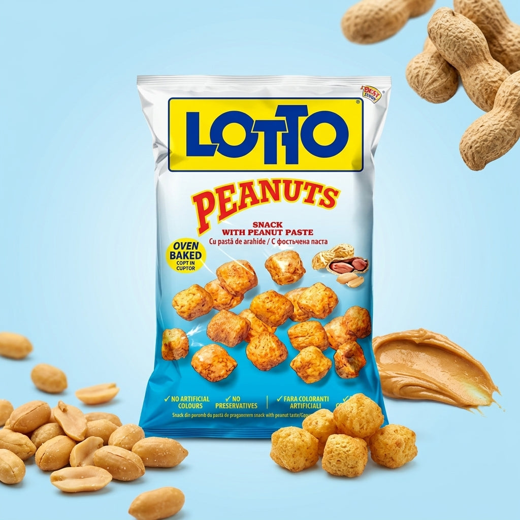 Lotto Peanuts Snack with Peanut Paste by Best Foods