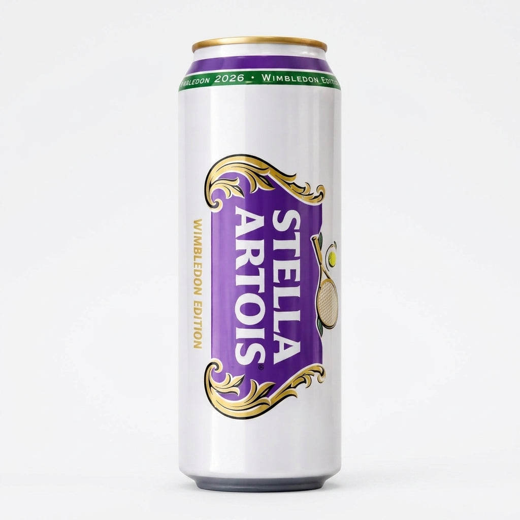 Stella Artois Wimbledon Edition Premium Lager Beer Can 568ml