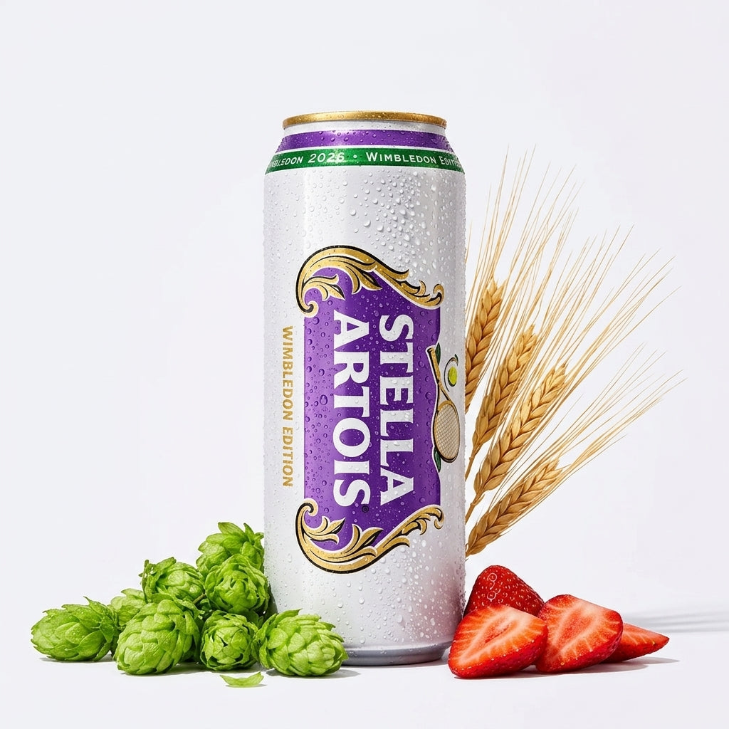 Stella Artois Wimbledon Edition Premium Lager Beer Can 568ml