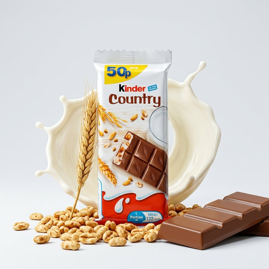 Kinder Country Chocolate Bar 23.5g | Asian Grocery UK