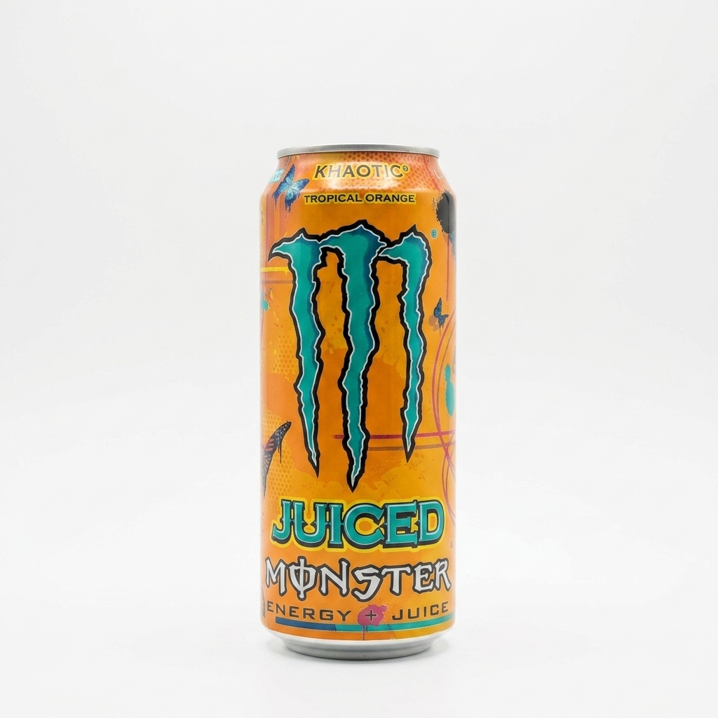 Monster Juiced Khaotic Tropical Orange Energy Drink 500ml | Asian Grocery UK